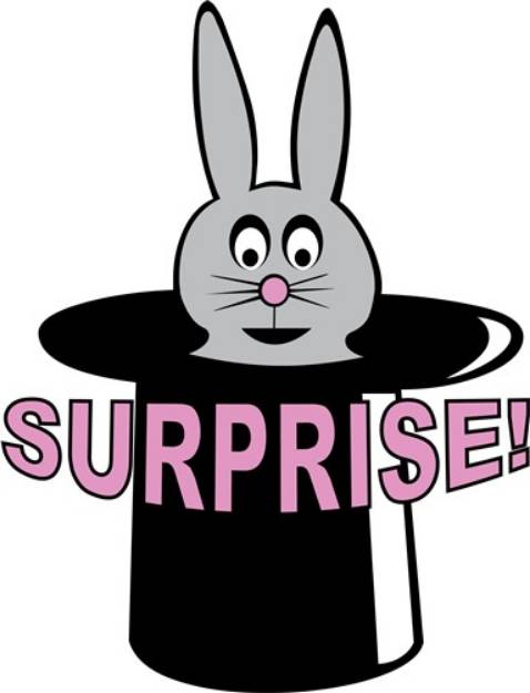 Picture of Surprise Bunny SVG File