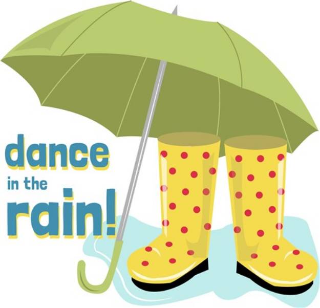 Picture of Dance Rain SVG File