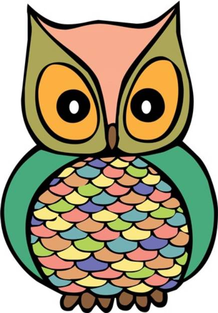 Picture of Owl Bird SVG File