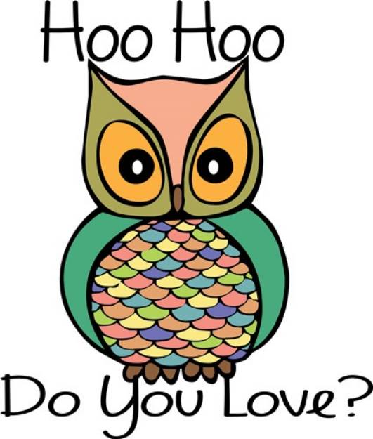 Picture of Hoo Love SVG File