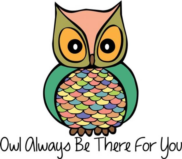 Picture of Owl Always Be There SVG File
