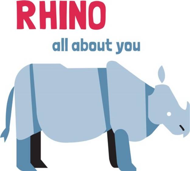 Picture of Rhino All SVG File