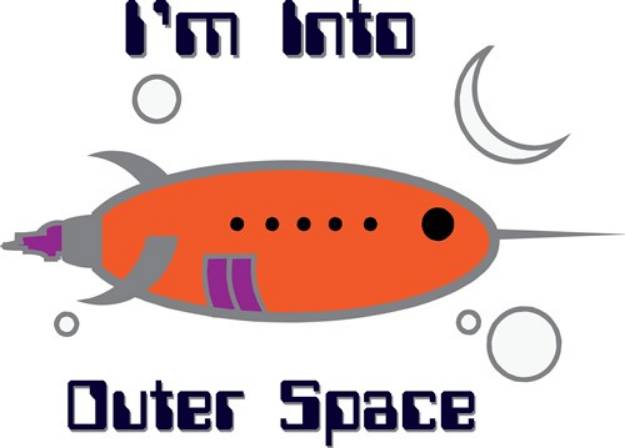 Picture of Space Ship SVG File
