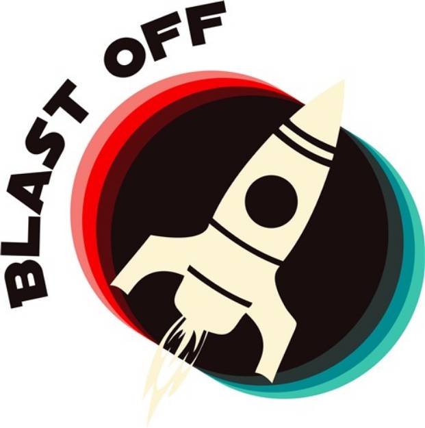 Picture of Blast Off SVG File