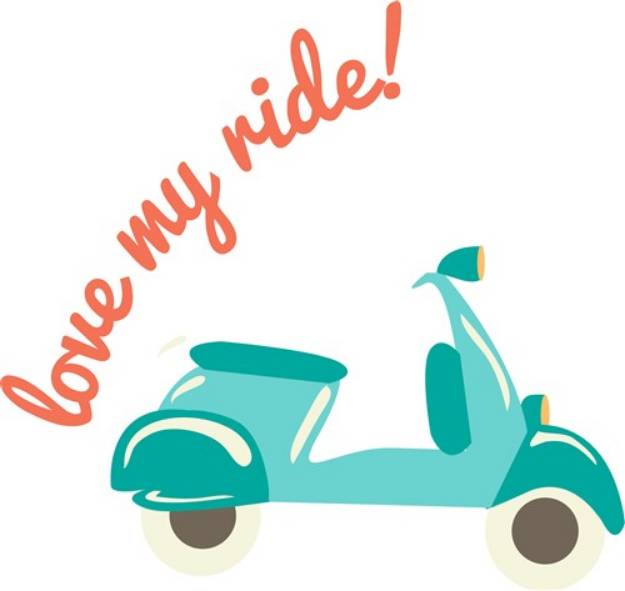 Picture of Scooter Ride SVG File