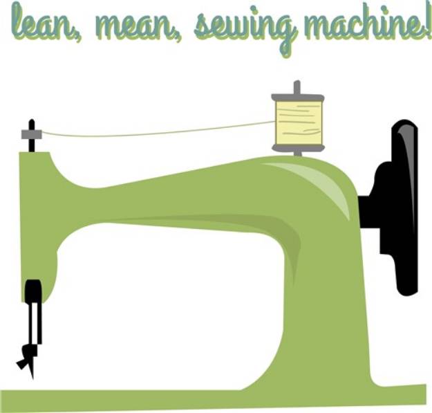 Picture of Sewing Machine SVG File