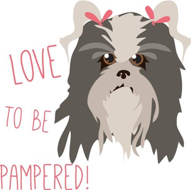 Picture of Pampered Pet SVG File