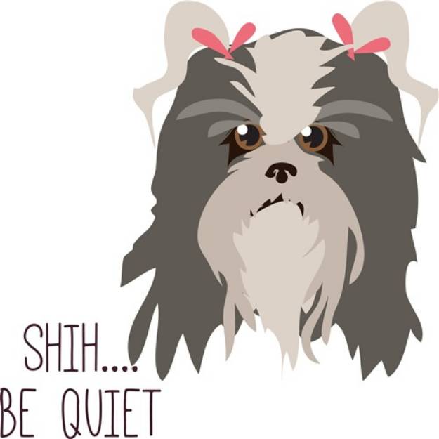 Picture of Be Quiet SVG File