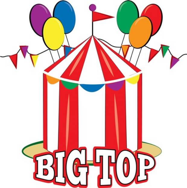 Picture of Big Top Tent SVG File
