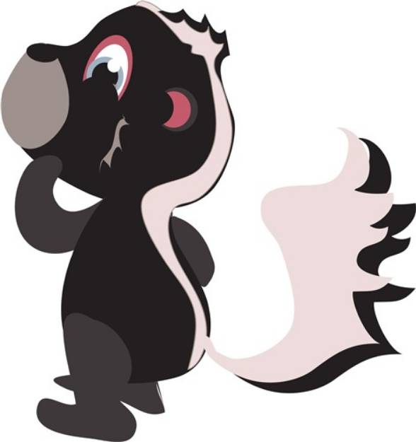 Picture of Skunk Animal SVG File