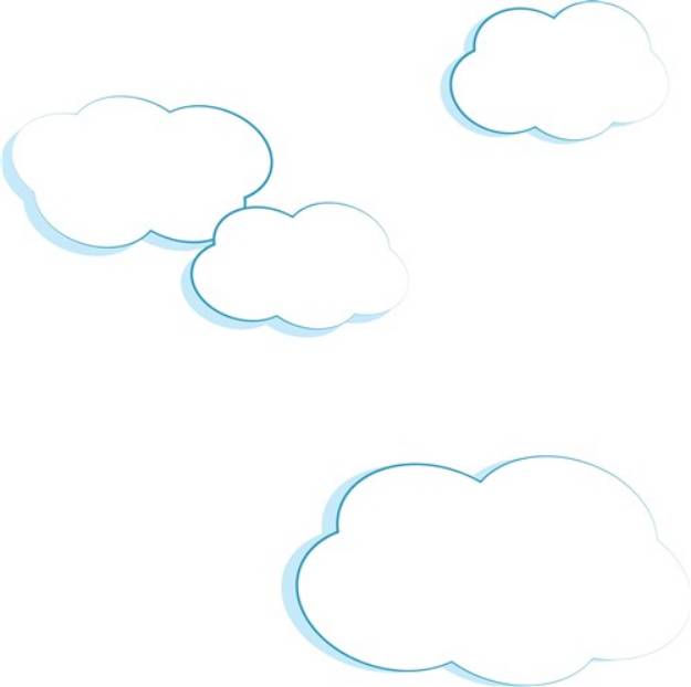 Picture of Cloudy Sky SVG File