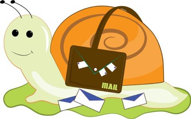 Picture of Snail Mailman SVG File