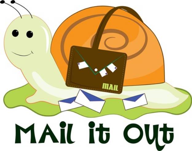 Picture of Mail It Out SVG File