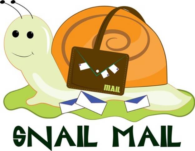 Picture of Snail Mail SVG File