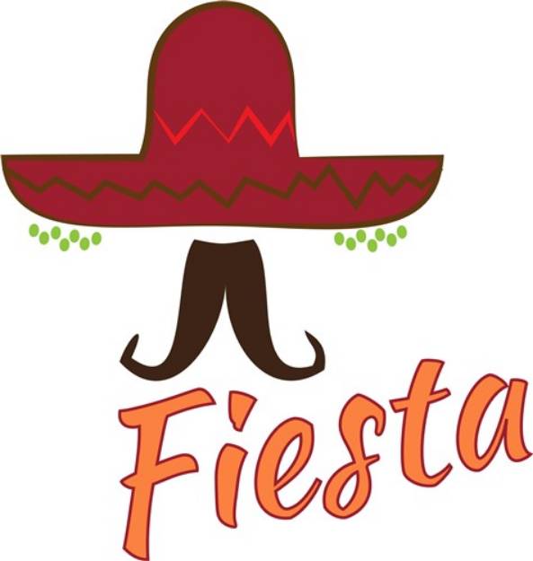 Picture of Fiesta Sombrero SVG File