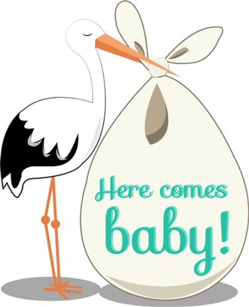 Picture of Baby Announcement SVG File