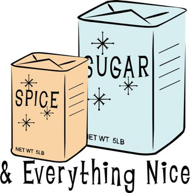 Picture of Sugar Spice SVG File