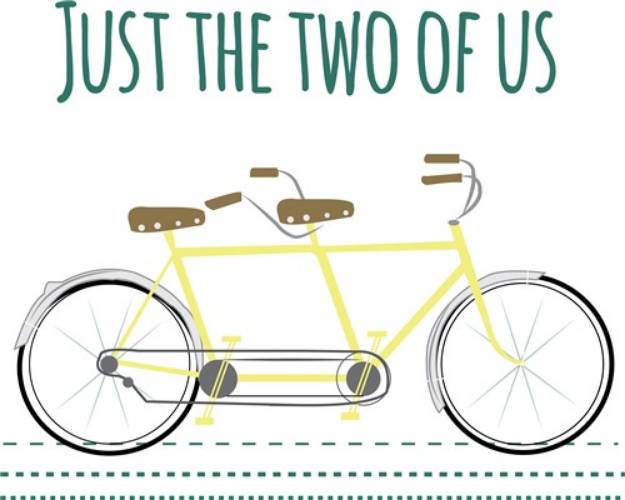 Picture of Bike for Two SVG File