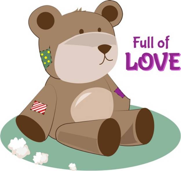 Picture of Full of Love SVG File