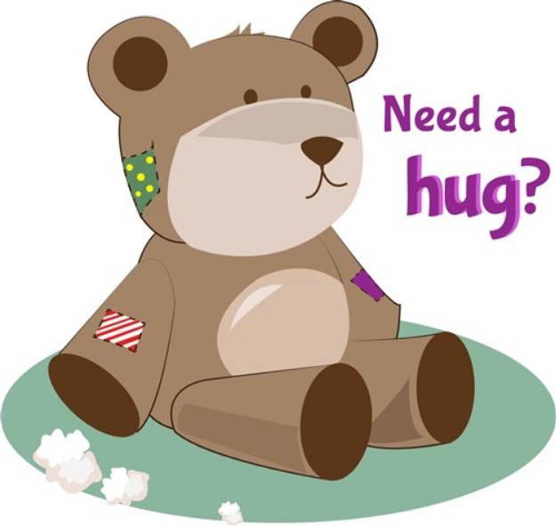 Picture of Need a Hug SVG File