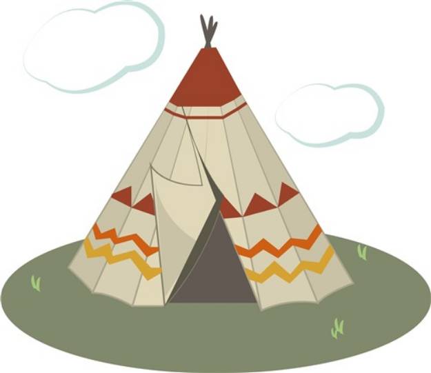 Picture of Teepee Tent SVG File