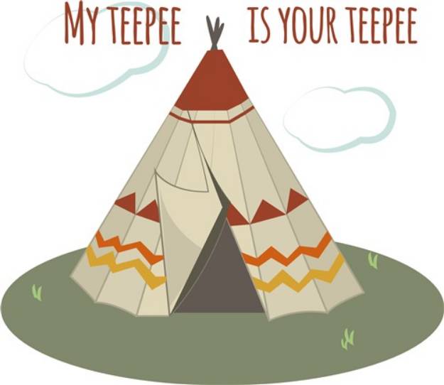 Picture of Teepee Home SVG File