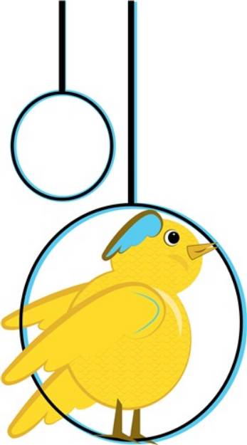 Picture of Canary Bird SVG File