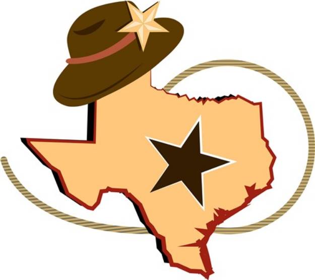 Picture of Texas Map SVG File