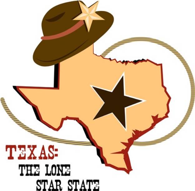 Picture of Lone Star SVG File