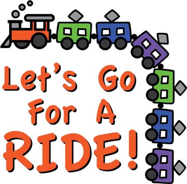 Picture of Ride Train SVG File