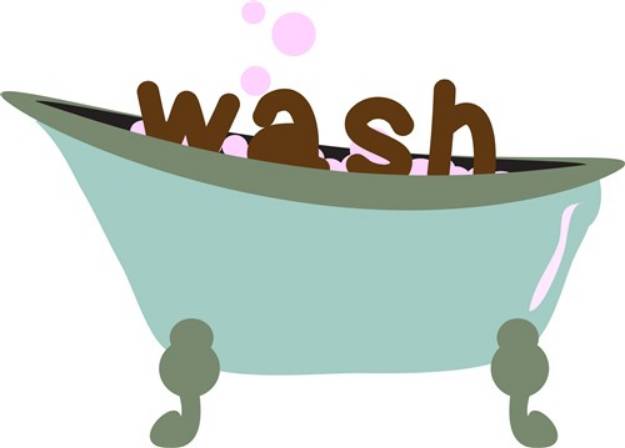 Picture of Wash Bath SVG File