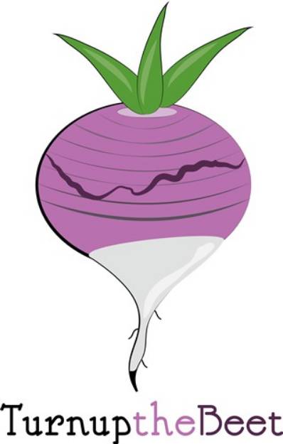 Picture of Turn Up the Beet SVG File