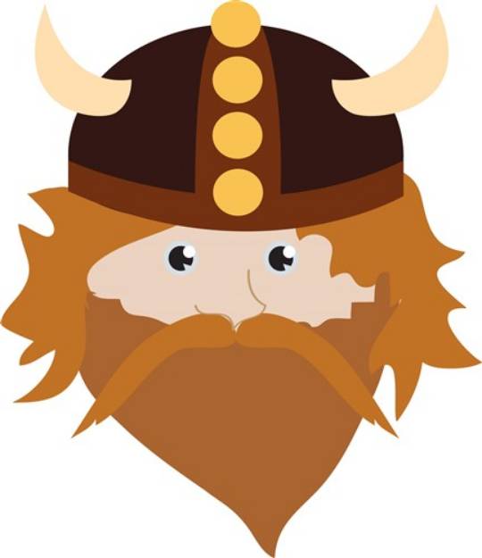 Picture of Viking Head SVG File