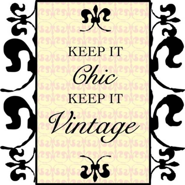 Picture of Chic Vintage SVG File