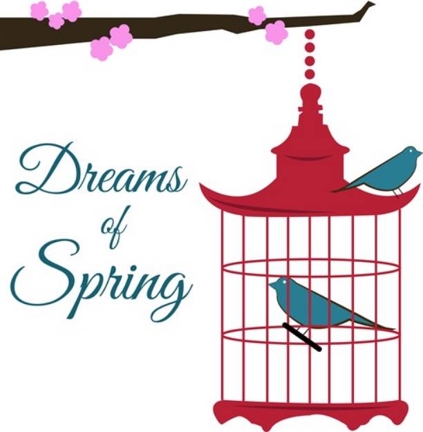 Picture of Dreams of Spring SVG File