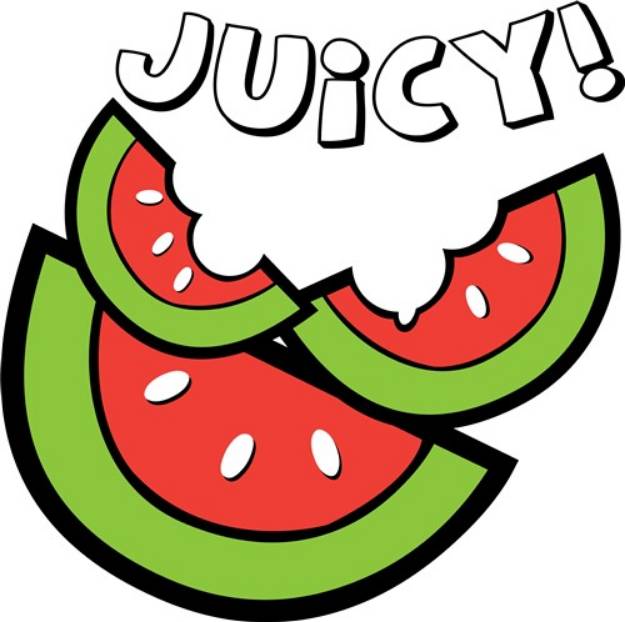 Picture of Juicy Watermelon SVG File