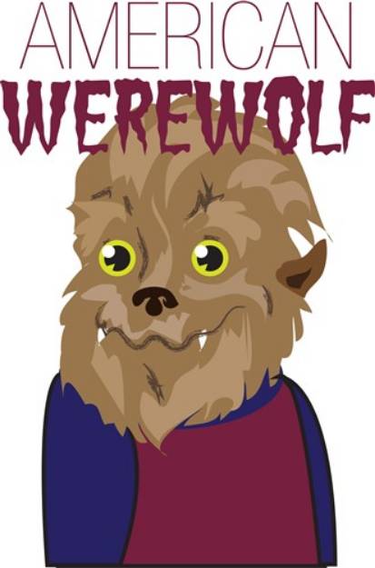 Picture of American Werewolf SVG File