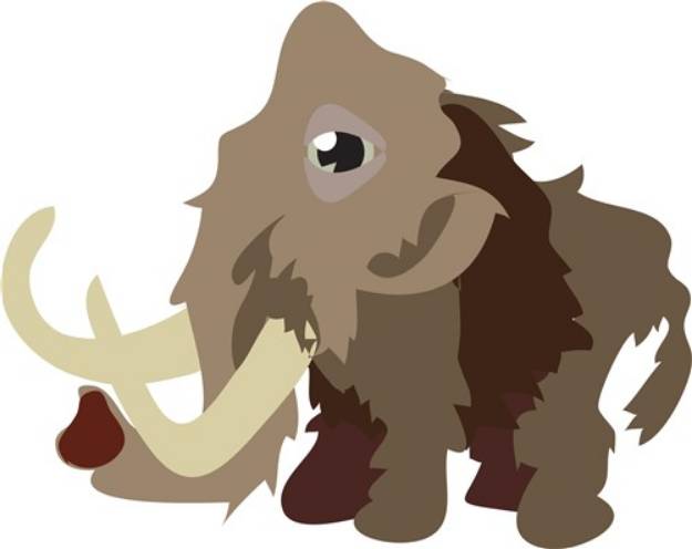 Picture of Mammoth Animal SVG File