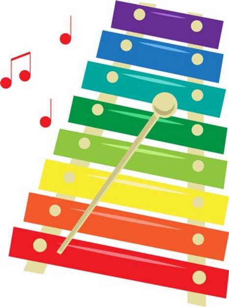 Picture of Xylophone Music SVG File