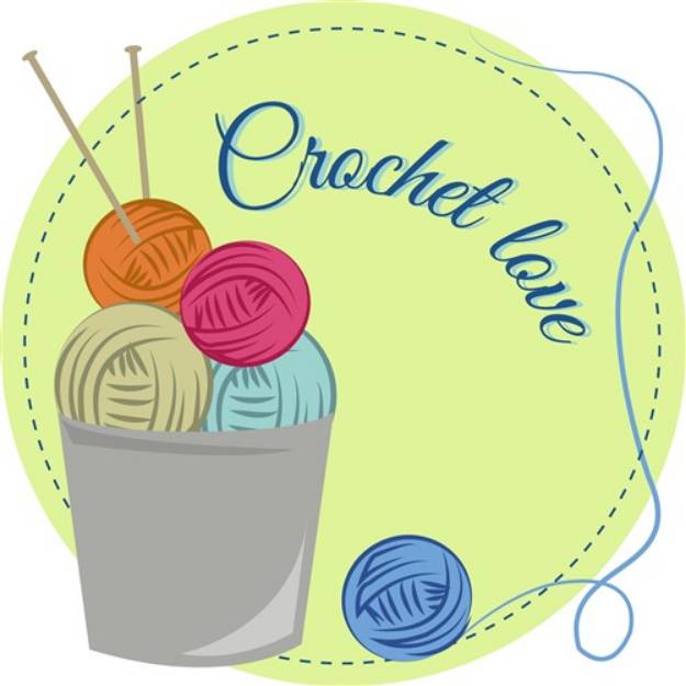 Picture of Crochet Love SVG File