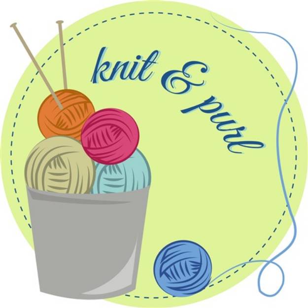 Picture of Knit & Purl SVG File