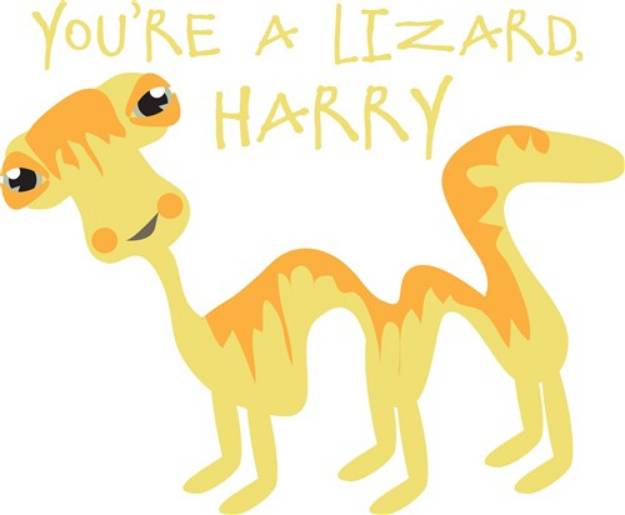Picture of Harry Lizard SVG File