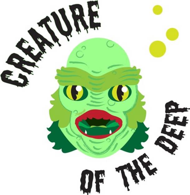 Picture of Creature of the Deep SVG File