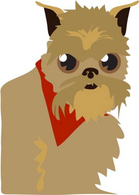 Picture of Grumpy Dog SVG File