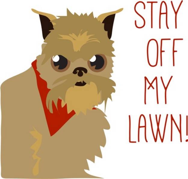 Picture of Off My Lawn SVG File
