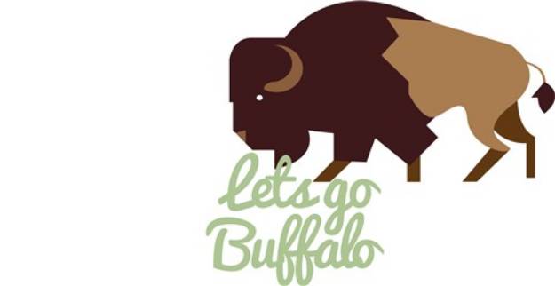 Picture of Lets Go Buffalo SVG File