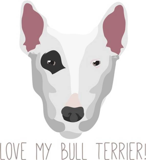 Picture of Love Terrier SVG File