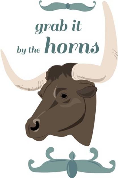 Picture of Grab Horns SVG File