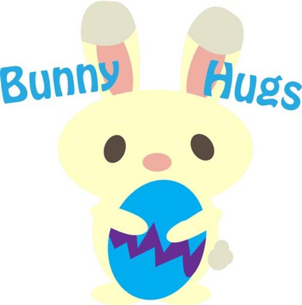 Picture of Bunny Hugs SVG File