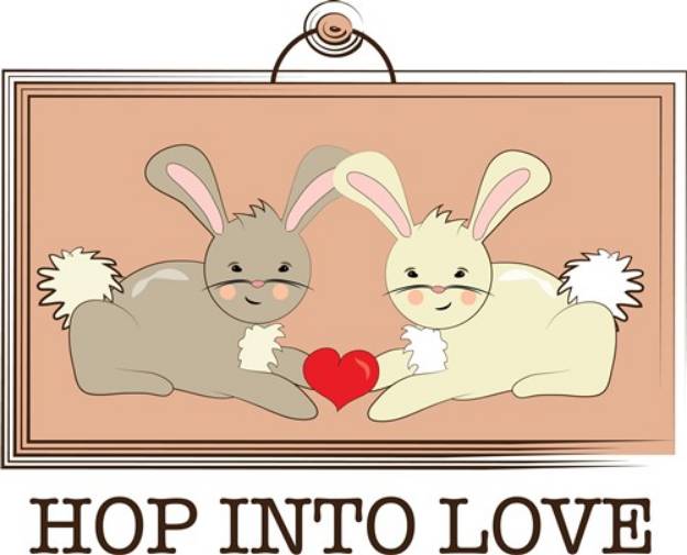 Picture of Hop into Love SVG File